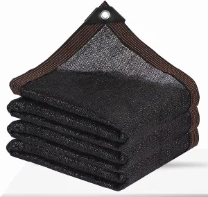 Shade Cloth for Garden 90% Mesh Tarp with Grommets for Plants Greenhouse Cover 6X6FT Outdoor Sunblock Neting for Patio Pergola Deck Sturdy and Breathable Fabric Net
