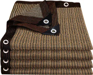Shade Cloth for Garden,80% Mesh Tarp with Grommets Shade Cloth for Greenhouse,Patio,Vegetables,Plants Cover and Chicken Coops,Coffee Shade Net for Outdoor Garden