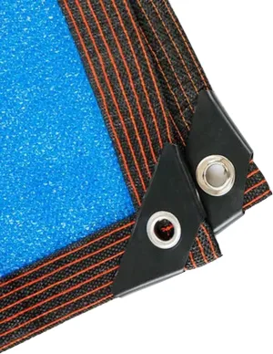 Shade Net Shade Cloth Shade Mesh 10x33ft, Blue Sunblock for Greenhouse Sunshade Cloth with Grommets UV Block Shade Tarp Tear-Resistant, for Outdoor Garden Plants Backyard Car Cover