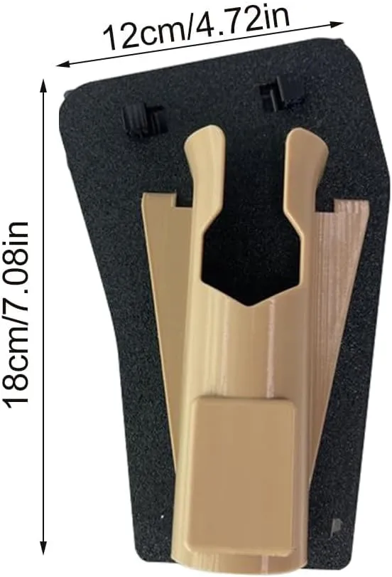 Slide-in Fishing Rod Hip Holster, Hands-Free Rod Holder for Fly & Bank Fishing, Quick Draw Waist Belt Insert Pole Gear
