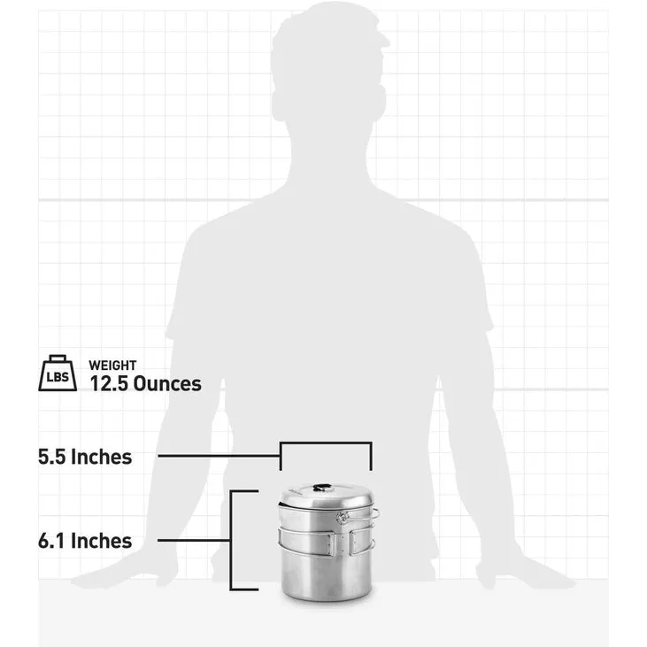 Solo Stove Pot 900/1800/4000 Stainless Steel Companion Pots