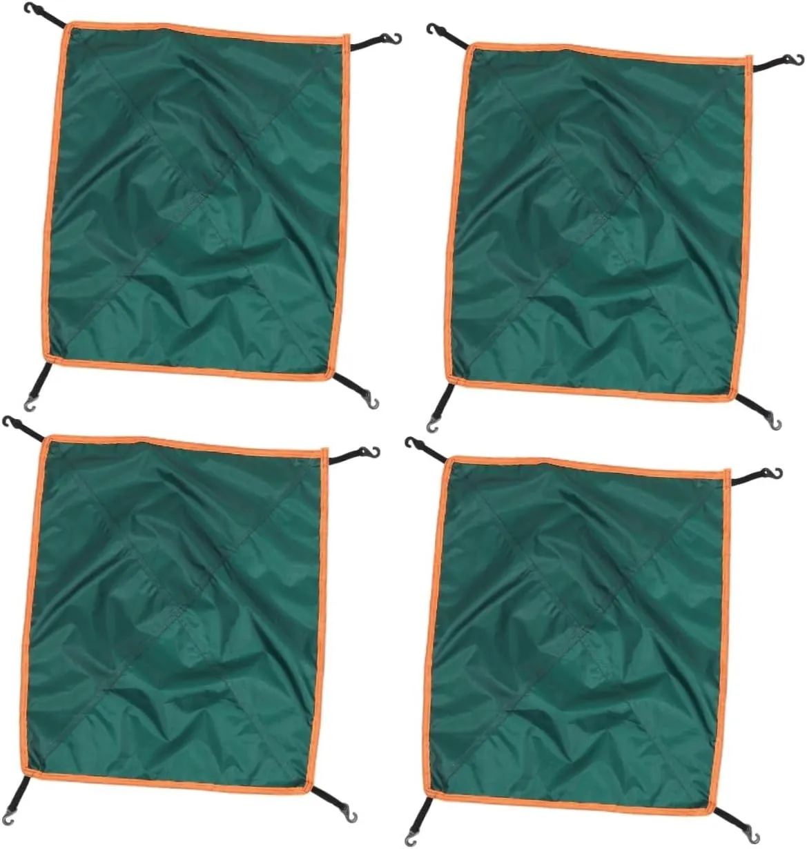 Sosoport 4pcs Outdoor Tent Sun Shelter Professional Rain Fly Reusable Tent Cover for Camping