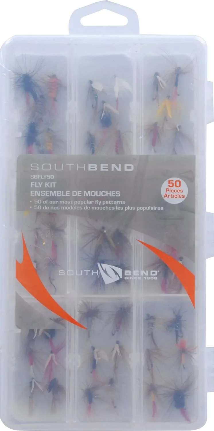 SouthBend Fly Kit, 50-Piece, Multi, One Size