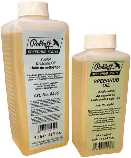 Speedhub All Weather & Cleaning Oil, 1x1000/1x500ml