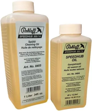 Speedhub All Weather & Cleaning Oil, 1x1000/1x500ml