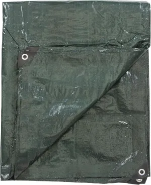 Stansport Medium-Duty Rip-Stop Tarp 18' x 24' - Dark Green (T-1824)
