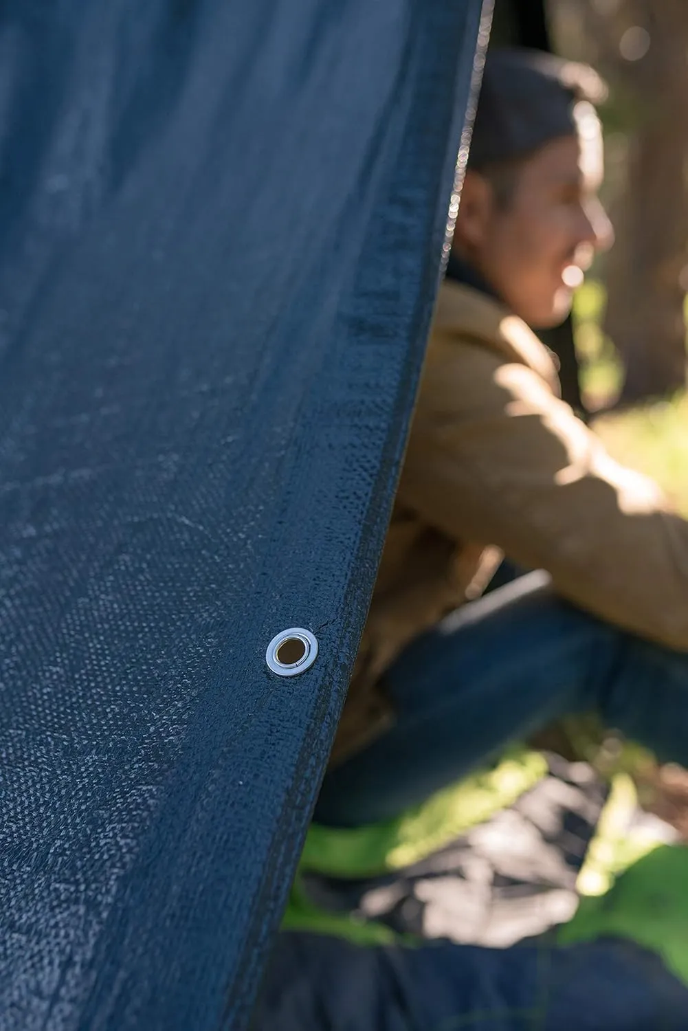 Stansport Medium-Duty Rip-Stop Tarp 18' x 24' - Dark Green (T-1824)