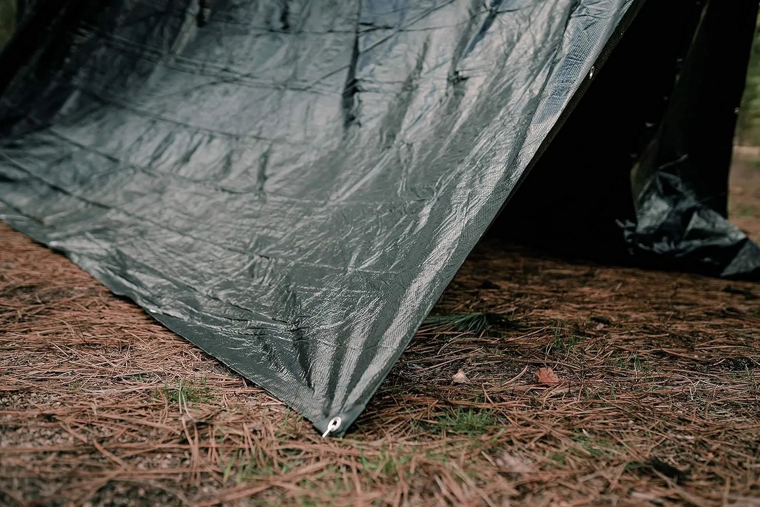 Stansport Medium-Duty Rip-Stop Tarp 18' x 24' - Dark Green (T-1824)