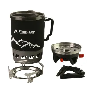 STARCAMP 1100ml Outdoor Camping Cooking System Hiking Fastboil Jet Cooker Gas Backpack Stove