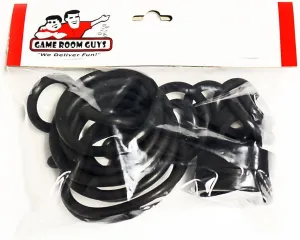 Stern World Poker Tour Pinball Black Rubber Ring Kit