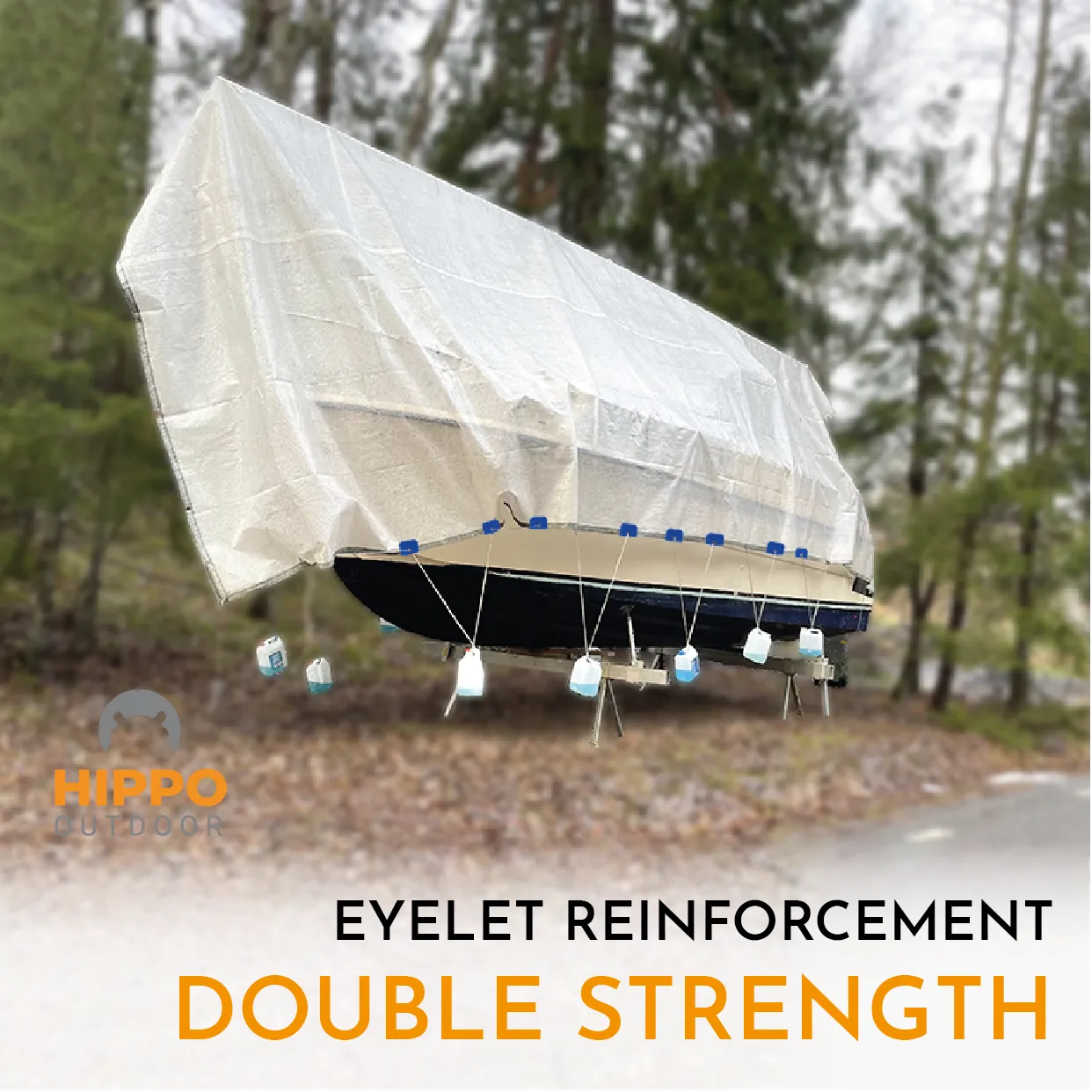 Strong Eyelet Reinforcement Tape for Tarpaulins & Covers