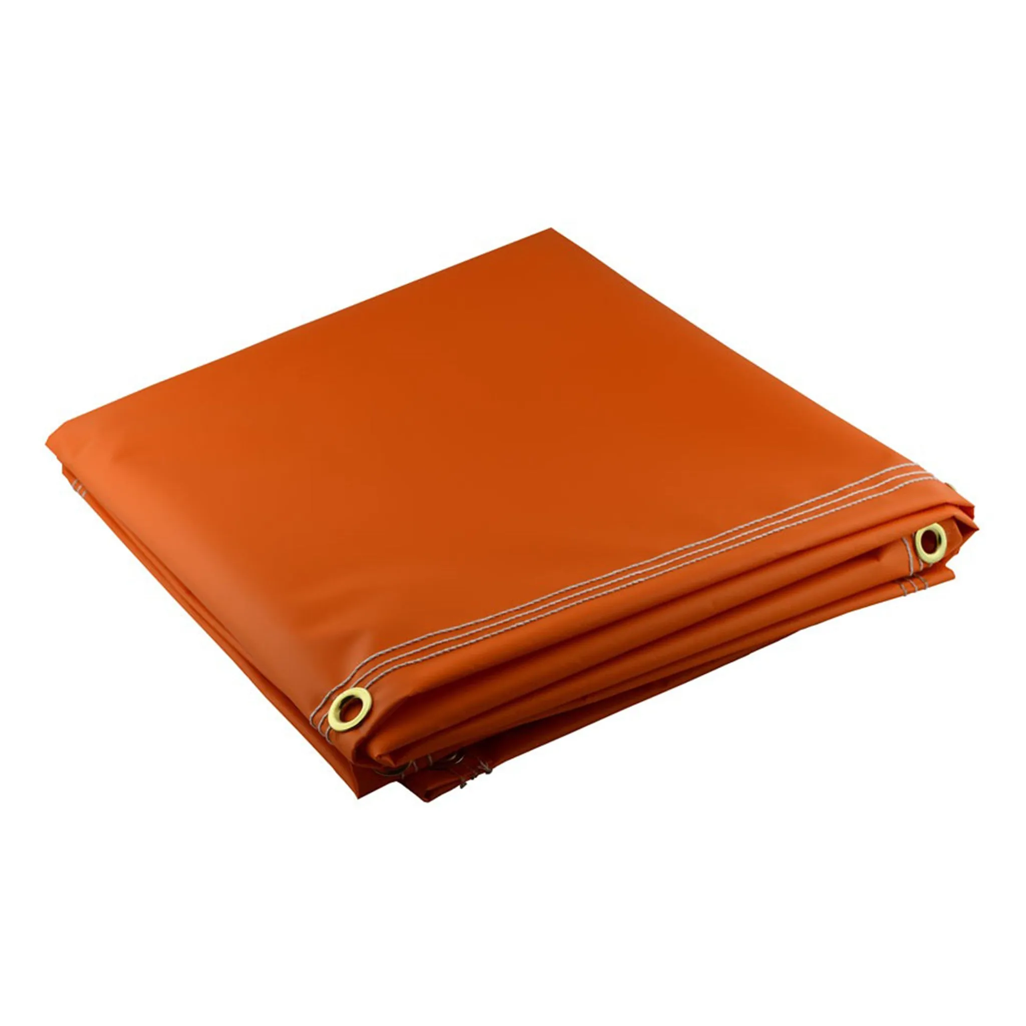 Super Heavy Duty Orange Vinyl Tarps - 22 oz