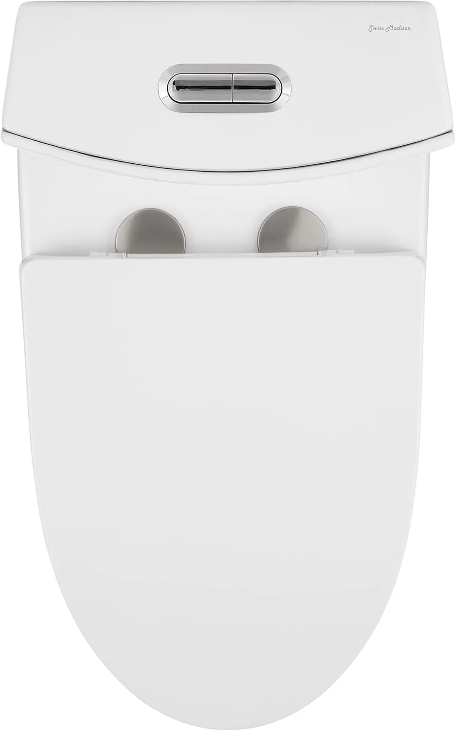 Swiss Madison Well Made Forever SM-1T274, St. Tropez One Piece Elongated Toilet Dual Vortex Flush 1.1/1.6 gpf with 10" Rough In