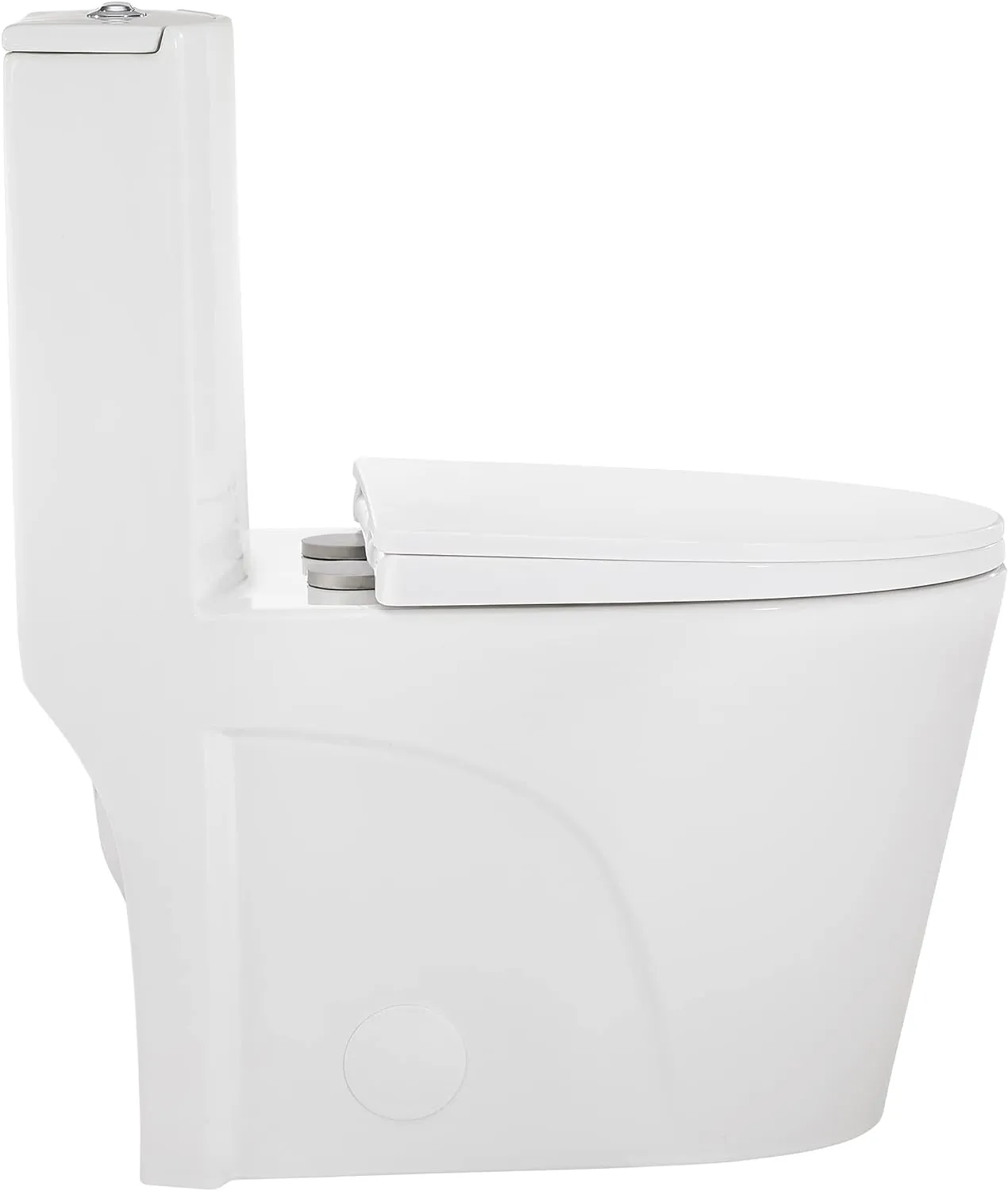 Swiss Madison Well Made Forever SM-1T274, St. Tropez One Piece Elongated Toilet Dual Vortex Flush 1.1/1.6 gpf with 10" Rough In