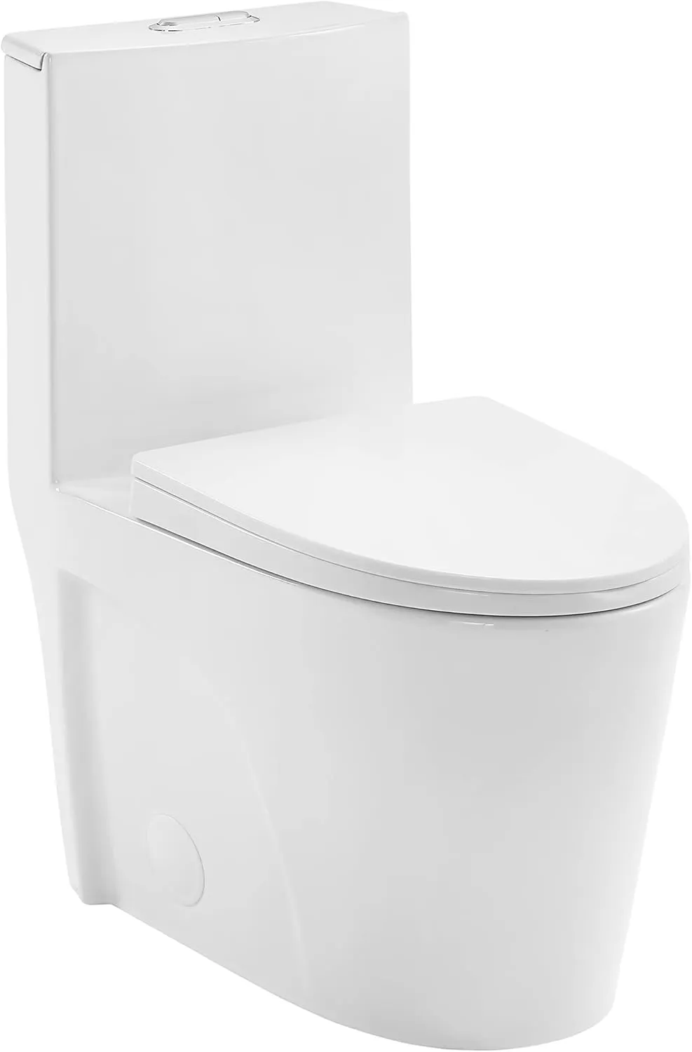 Swiss Madison Well Made Forever SM-1T274, St. Tropez One Piece Elongated Toilet Dual Vortex Flush 1.1/1.6 gpf with 10" Rough In