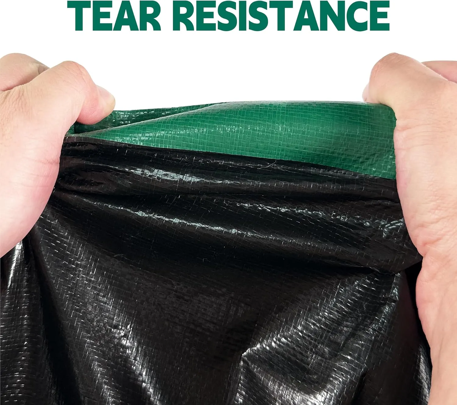 Tarp 9x12 ft Heavy Duty 100% Waterproof 10mil,UV Resistant,Durable Grommets and Reinforced Edges Green/Black Tarp for Camping, Swimming Pools,Car Coverage -by MVPNET