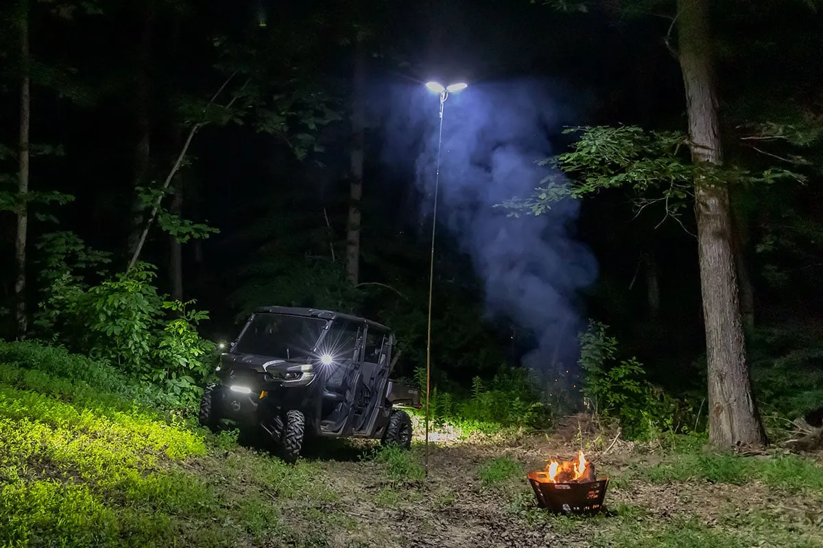 Telescopic Campsite LED Light Kit 12v 6200 Lumens
