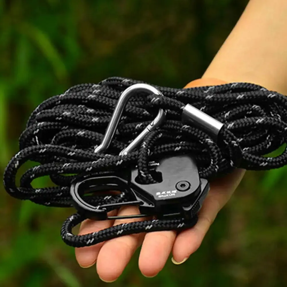 Tent Rope Tensioner – Lightweight, Strong Load-Bearing Cord Adjuster for Quick Setup and Outdoor Camping