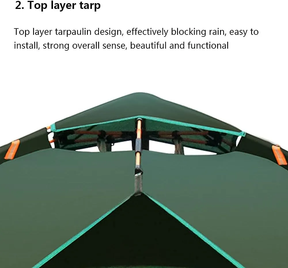 Tents Instant Pop Up Family Camping,Quick Set up for Camping, Hiking, Fishing for 2-3 3-4Persons
