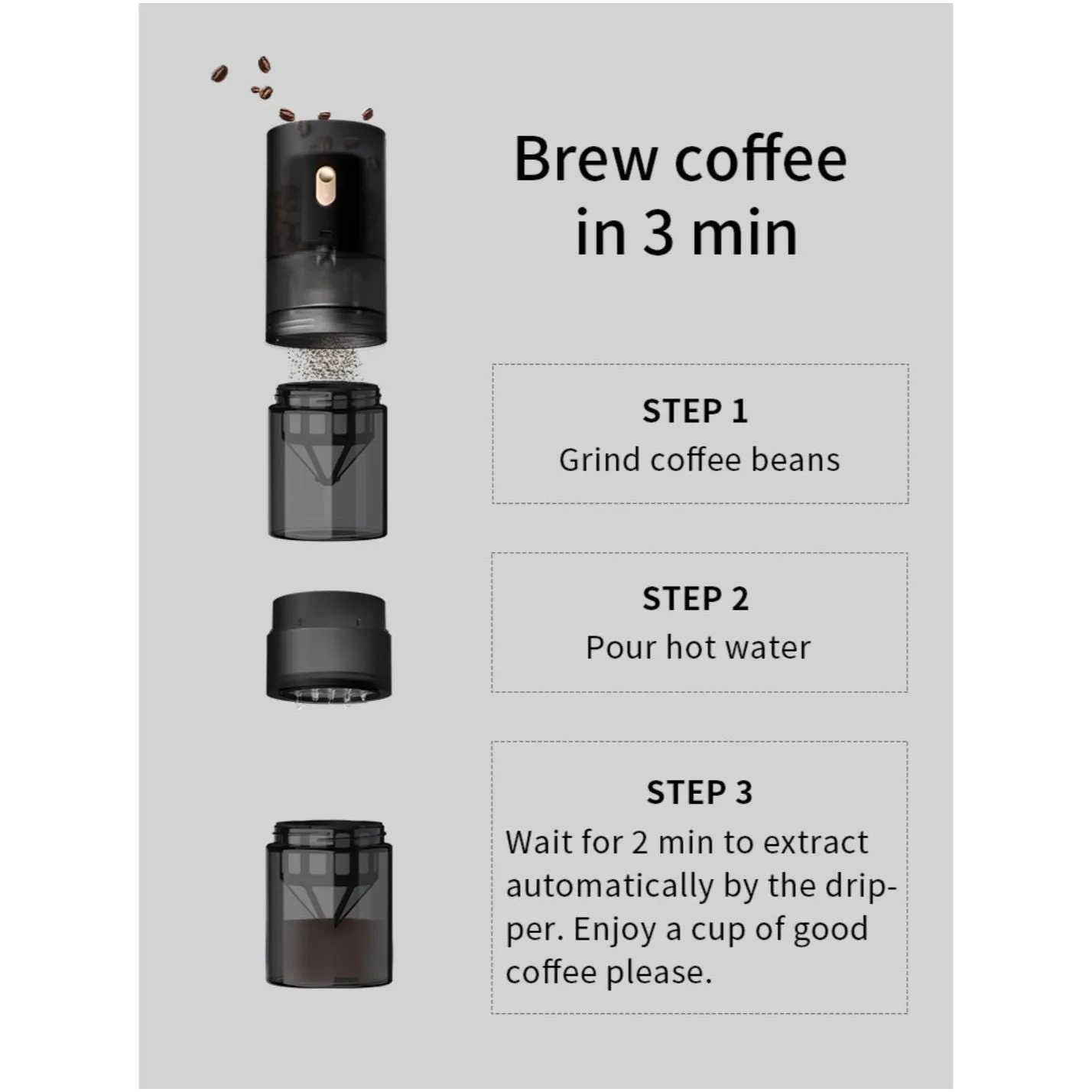 Timemore 123 GO All-in-One Coffee Brewer