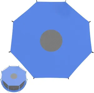 Trampoline Shade Cover, 12Ft Trampoline Top Cover Outdoor Sun Protection Anti-UV Canopy Accessories, Easy to Install