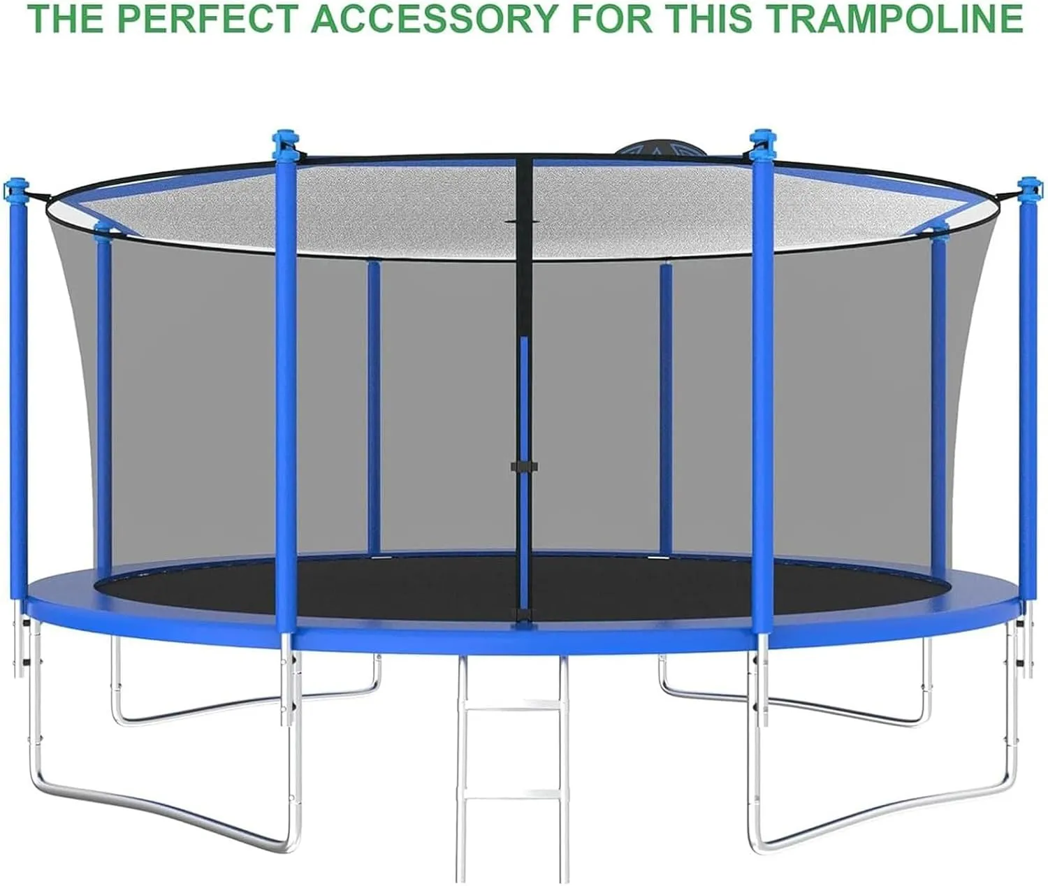 Trampoline Shade Cover,Trampoline Cover Anti-Uv Trampoline Sun Shade Cover, Trampoline Canopy, Trampoline Tent Cover, 6ft,8ft,10ft,12ft,14ft, Anti-Uv Trampolines Sunshade Accessories,12ft~8 pole