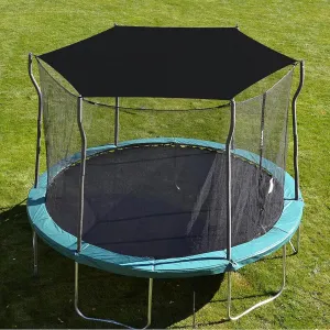 Trampoline Shade Cover,Trampoline Cover Anti-Uv Trampoline Sun Shade Cover, Trampoline Canopy, Trampoline Tent Cover, 6ft,8ft,10ft,12ft,14ft, Anti-Uv Trampolines Sunshade Accessories,12ft~8 pole