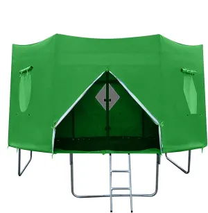 Trampoline Tent Cover - Trampoline Sun Shade Cover, Anti-UV Trampoline Protection Awning Trampoline Sunshad | Waterproof Trampoline Sun Cover Trampoline Canopy for 6 Poles Trampoline