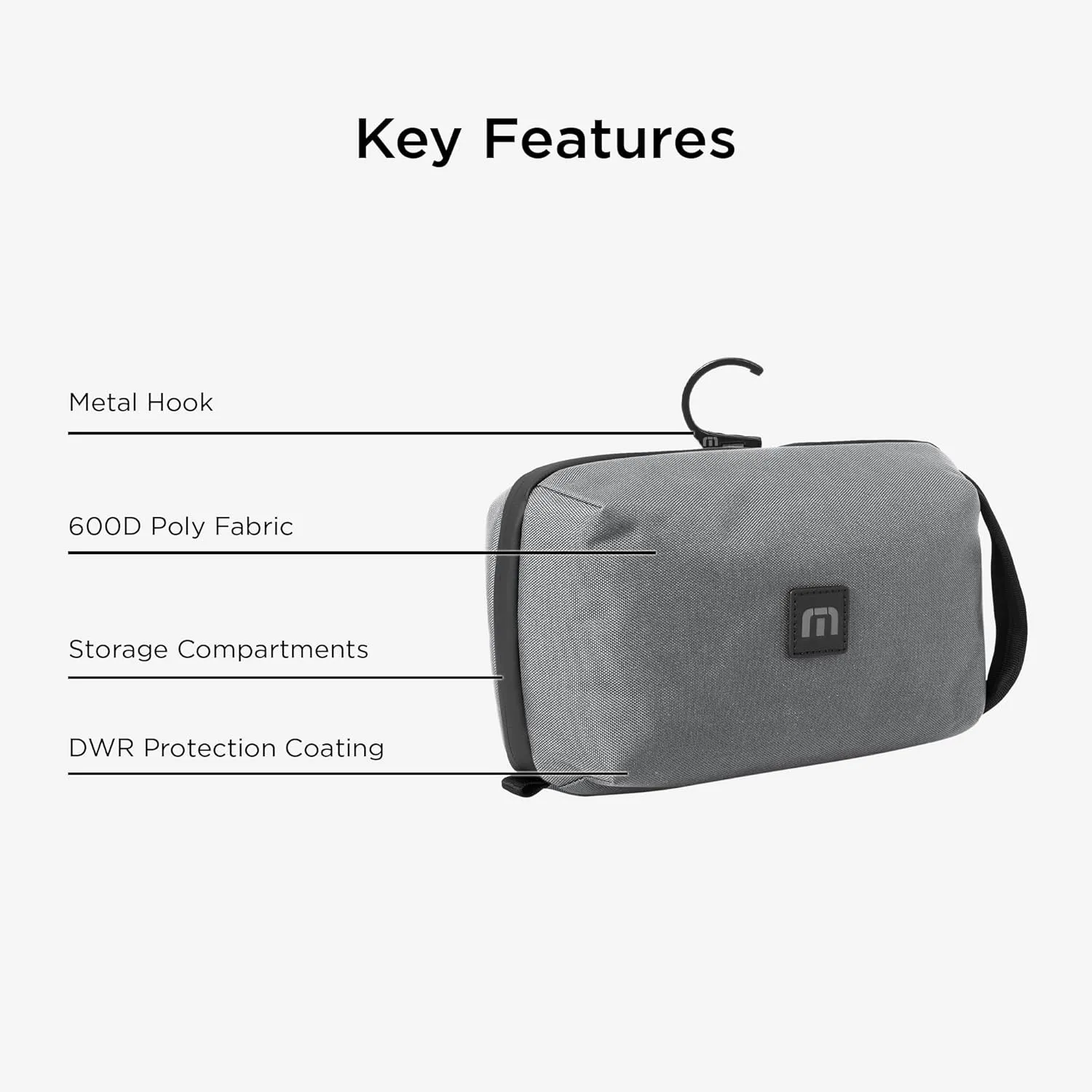 TravisMathew Approach Case TMB300, Shadow Grey