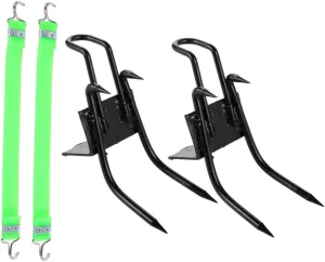 Tree Climbing Spikes Shoes with Stretch Straps Durable Climbing Gear for Tree Work Stable Foot Plate Design Support Up for Hunting and Observation