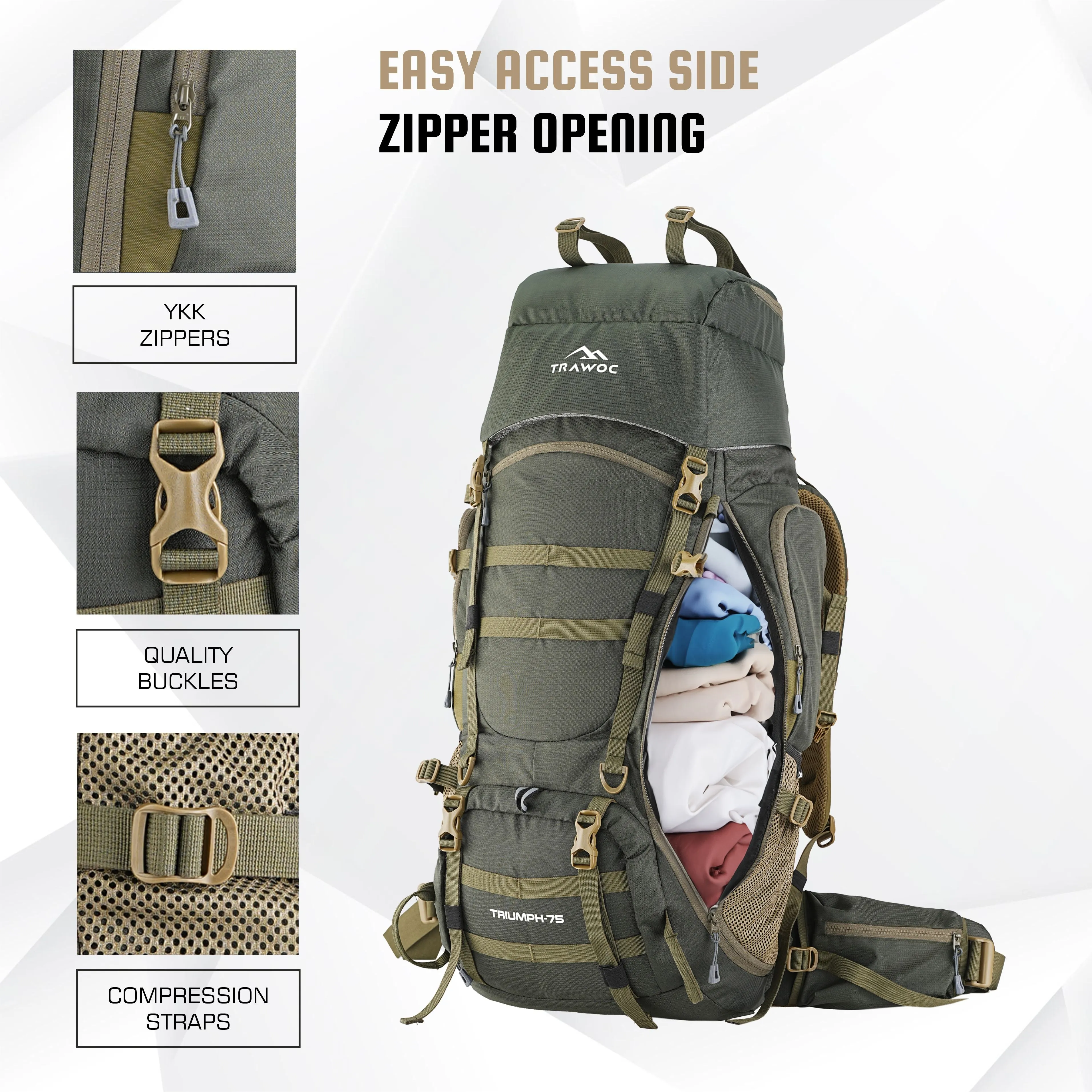 TRIUMPH X-75 Rucksack - Hunter-Green