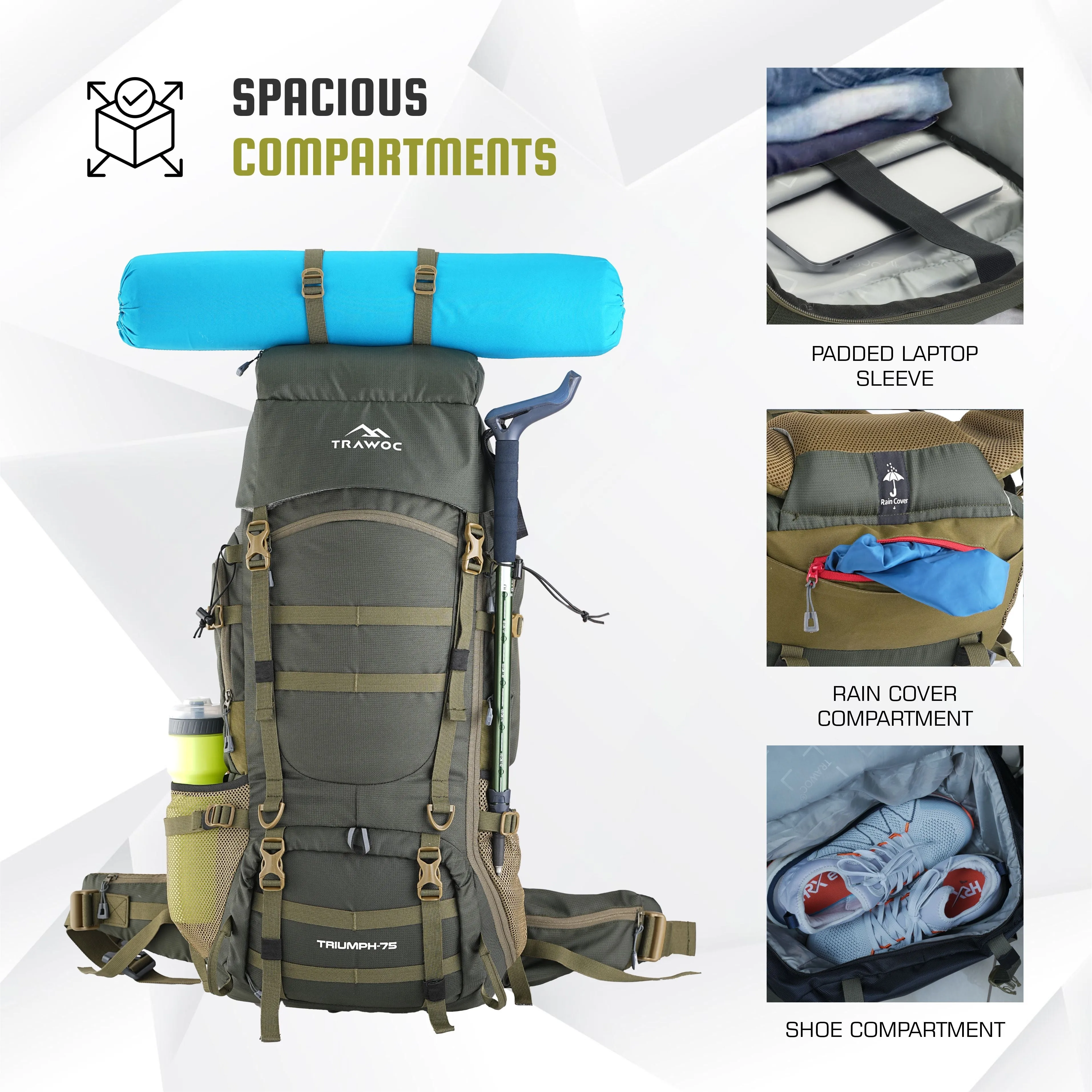 TRIUMPH X-75 Rucksack - Hunter-Green