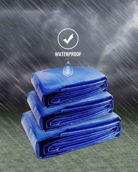 TUFFPAULIN 6FT X 9FT 120 GSM BLUE TARPAULIN-TIRPAL