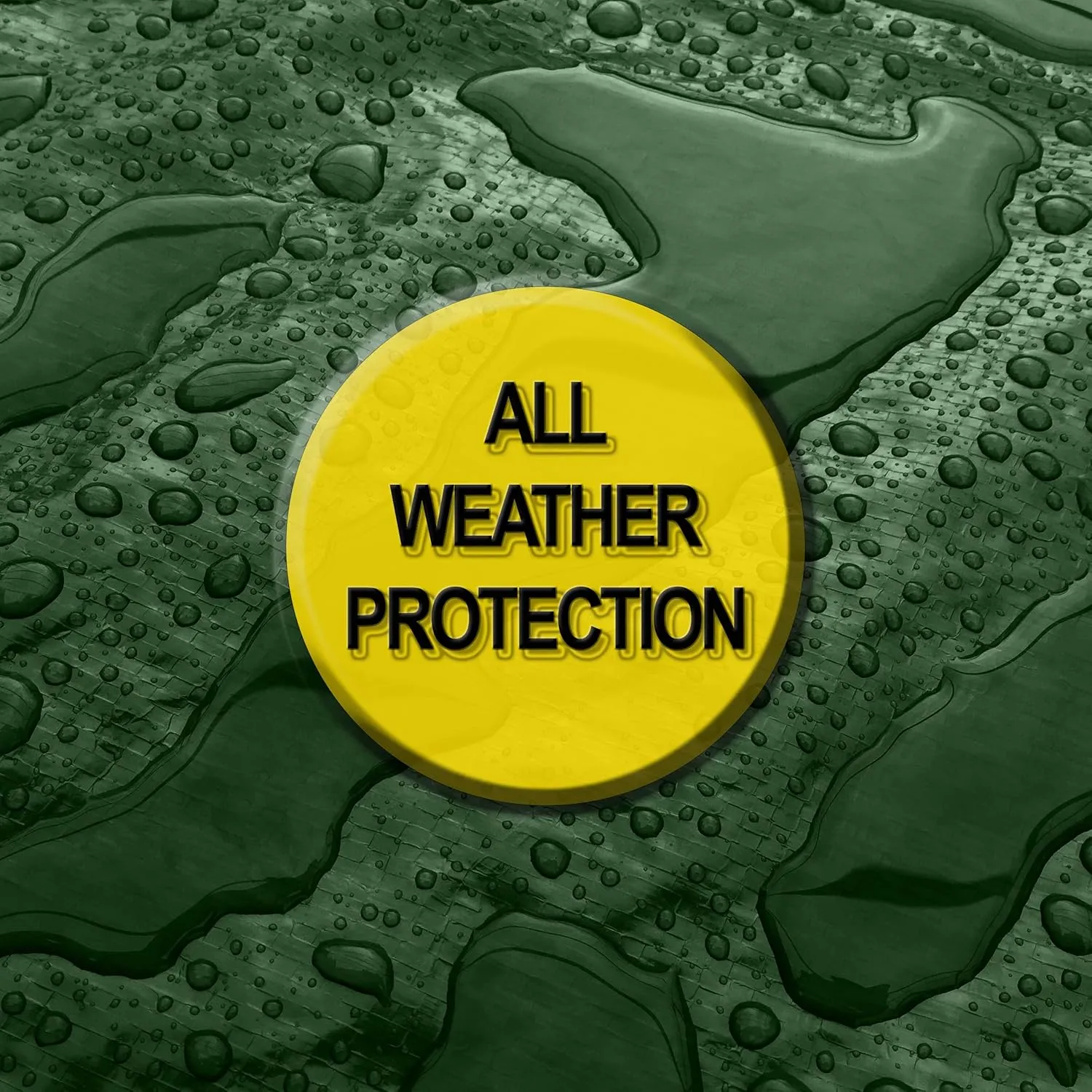 Ultra Heavy Duty Tarp Waterproof Large Cover | Hunter Green, 10' x 12' 16 Mil Thick | Rip Proof Tarps | Thick Weave Material, UV Resistant Great for Tarpaulin Canopy Tent, Boat, RV or Pool Cover