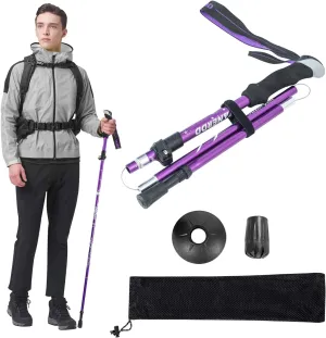 Ultra-Light Adjustable Trekking Pole - Purple