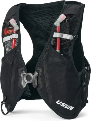 USWE Pace - Running Vest Hydration Pack with 2 x 500ml UltraFlask, Backpack for Men and Women