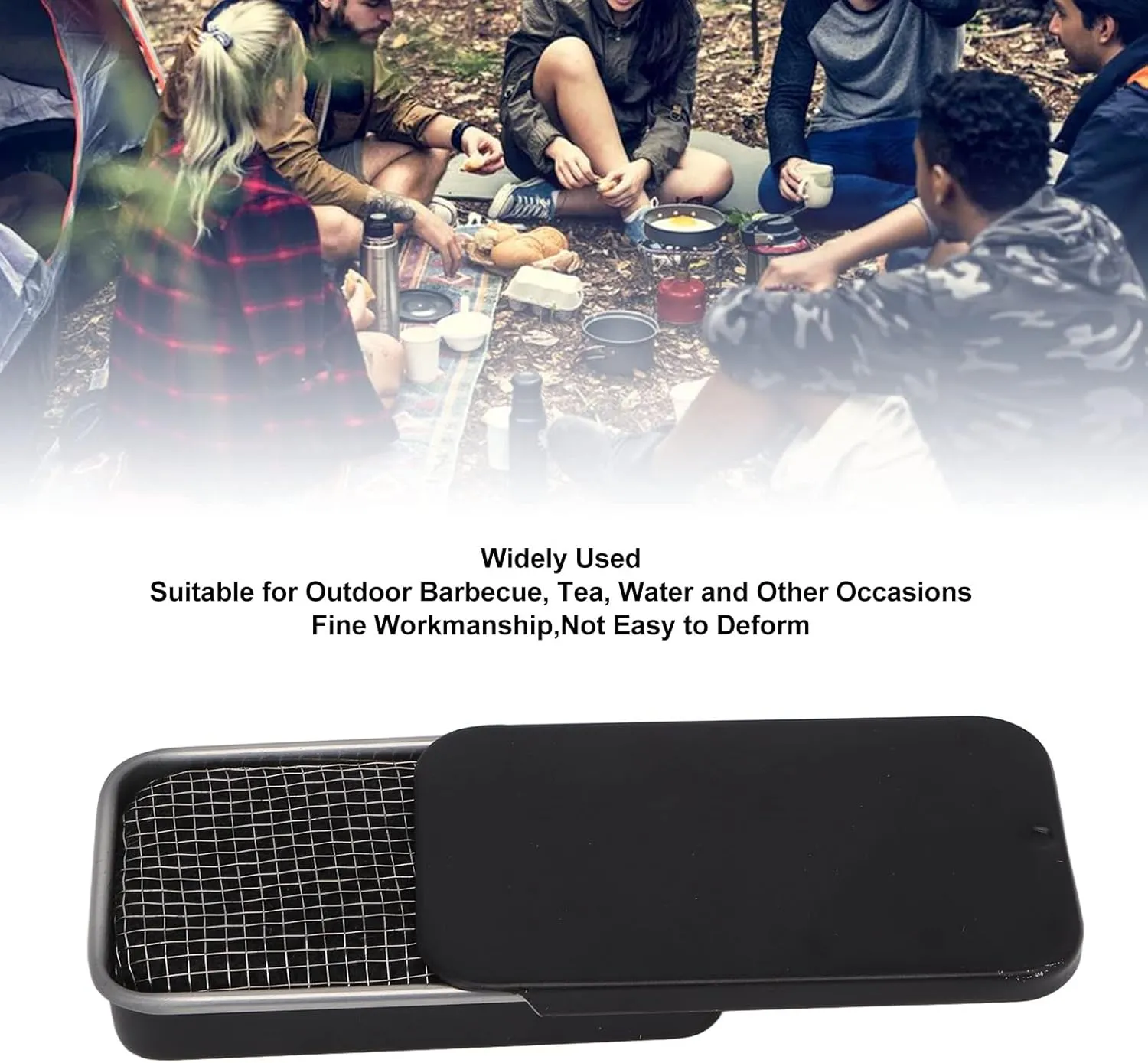 VBESTLIFE 2pcs Alcohol Stove Windproof Mini Portable Camping Stove for Picnic BBQ Camp Hiking