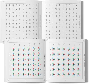 Vector Saccades Vision Training Kit for Athletic Vision Exercise, Focus, Clear Eyesight - Eye Focus Training for Quick, Accurate Shift from One Target to Another - Eye Exercise Tools for Sports