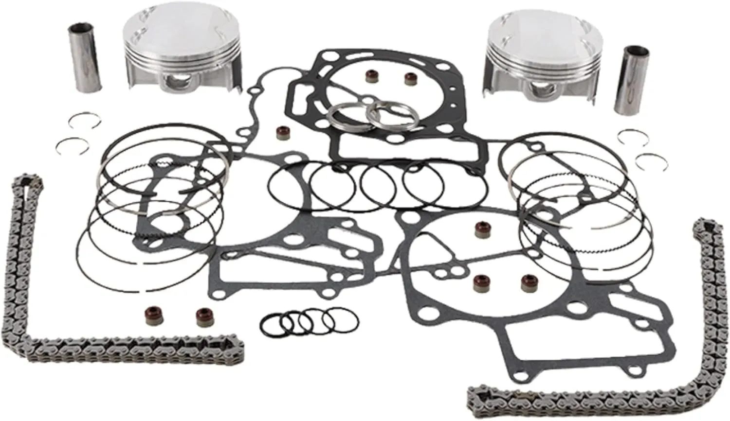 Vertex Top End Piston Kit For Kawasaki KRF 750 Teryx 4x4 08 09 10 11 12 13, KVF 750 Brute Force 4x4i 05 06 07 08 09 10 11 12 13 14 VTKTC23909B