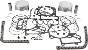 Vertex Top End Piston Kit For Kawasaki KRF 750 Teryx 4x4 08 09 10 11 12 13, KVF 750 Brute Force 4x4i 05 06 07 08 09 10 11 12 13 14 VTKTC23909B