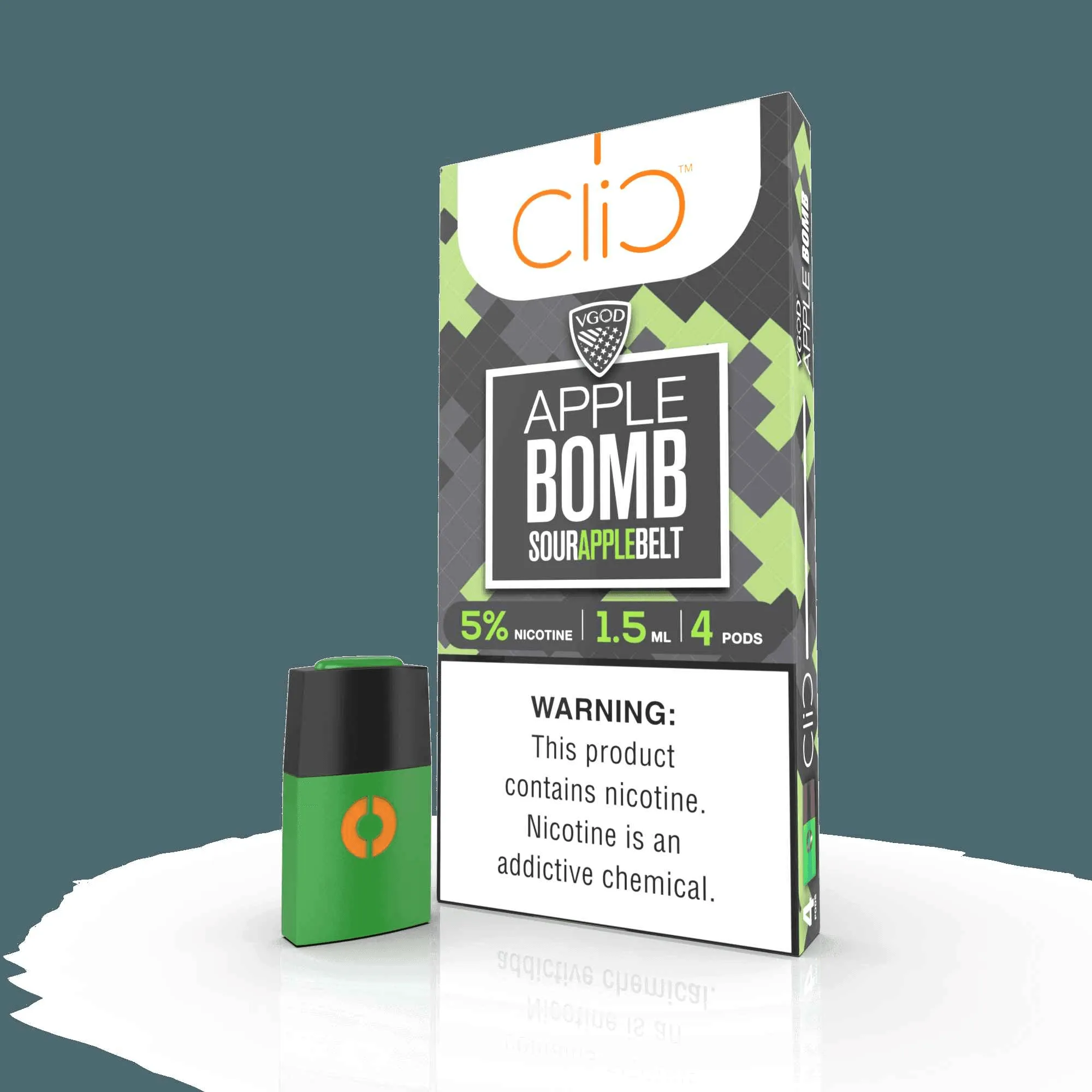 VGOD  CLIC VAPORS REPLACEMENT PODS 1.5ML(4PCS)