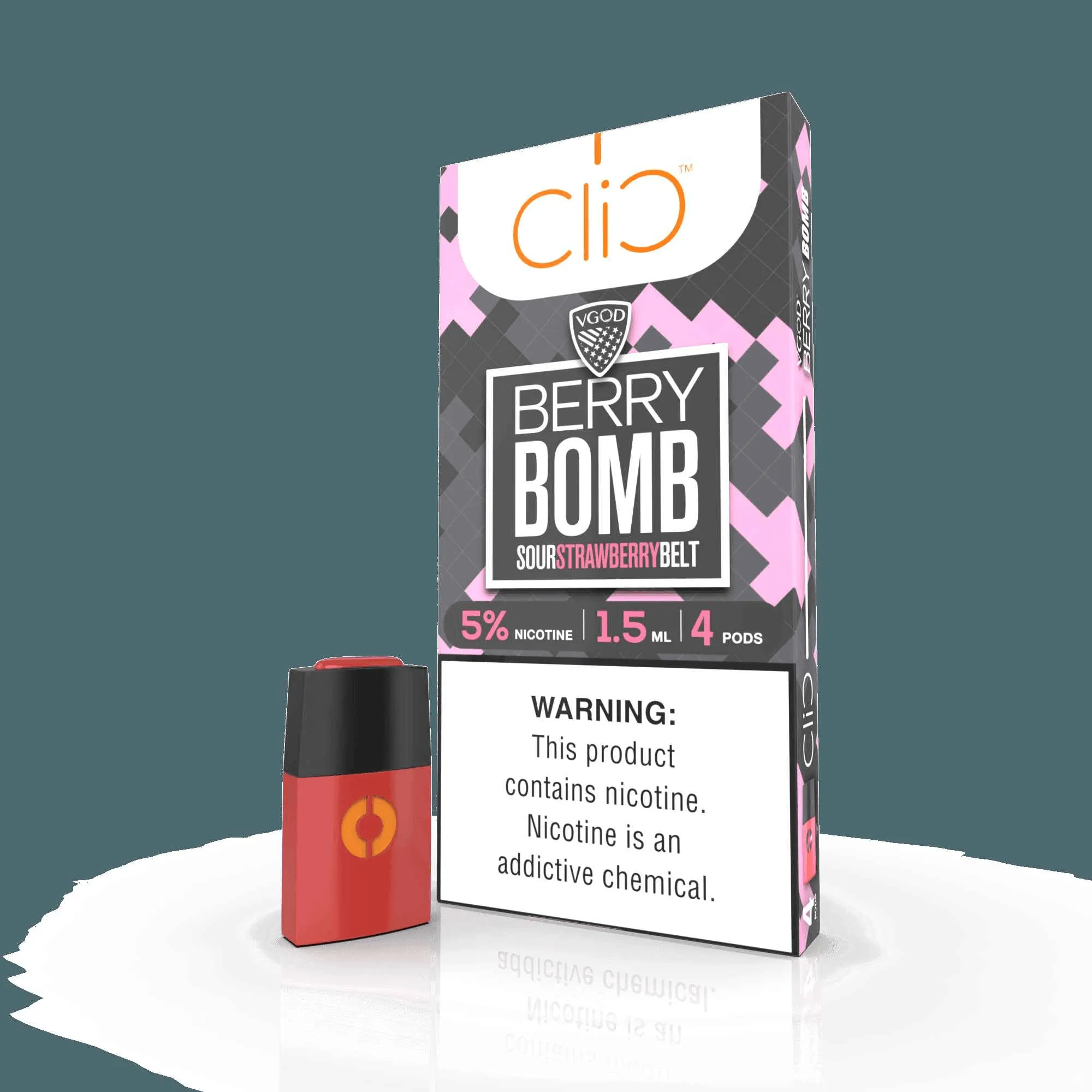 VGOD  CLIC VAPORS REPLACEMENT PODS 1.5ML(4PCS)