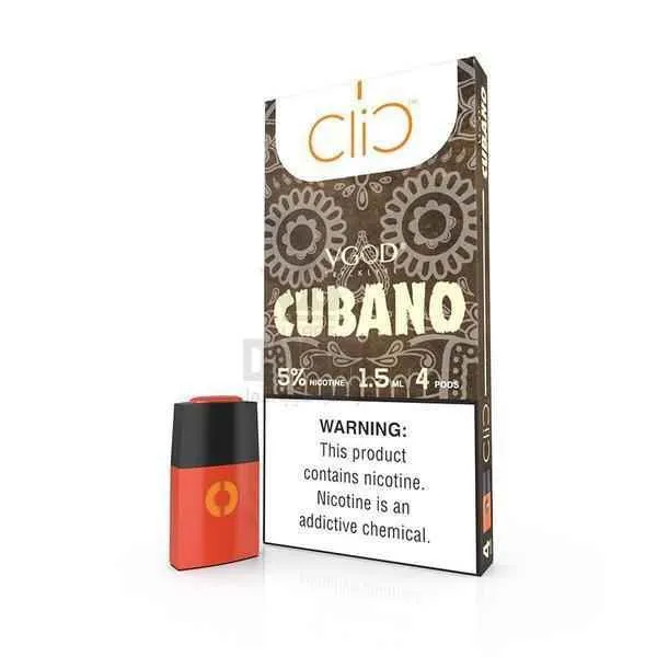 VGOD  CLIC VAPORS REPLACEMENT PODS 1.5ML(4PCS)