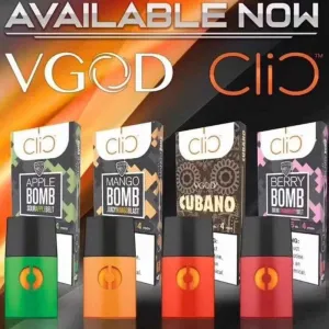 VGOD  CLIC VAPORS REPLACEMENT PODS 1.5ML(4PCS)