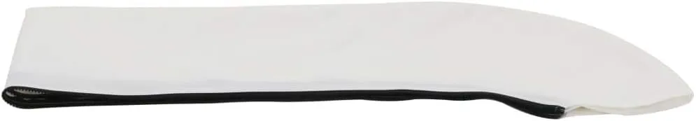 vidaXL 3-Bow Bimini Top/Boat Canopy - Adjustable Dimensions, Weather-Resistant, UV Protective, Polyester Material with PU Coating - Easy Assembly and Mounting - White