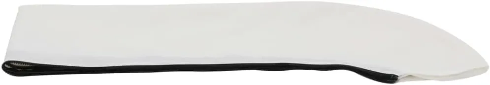 vidaXL 3-Bow Bimini Top/Boat Canopy - Adjustable Dimensions, Weather-Resistant, UV Protective, Polyester Material with PU Coating - Easy Assembly and Mounting - White
