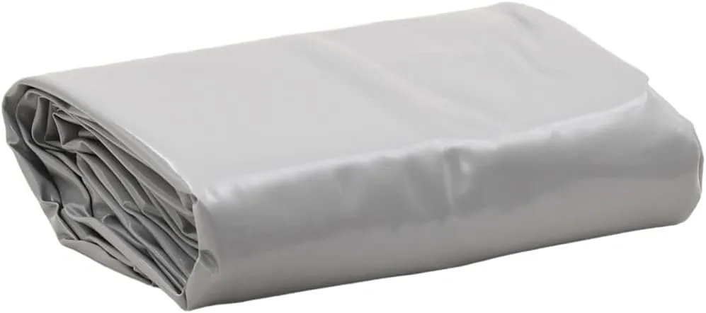 vidaXL Tarpaulin Grey 8.2x14.8' 7.11 oz/ft²
