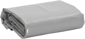 vidaXL Tarpaulin Grey 9.8x9.8' 7.11 oz/ft²