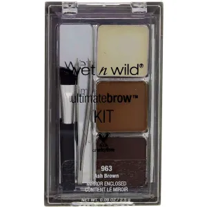 Wet n Wild Ultimate Brow Kit, Ash Brown [963], 1 ea (Pack of 8)