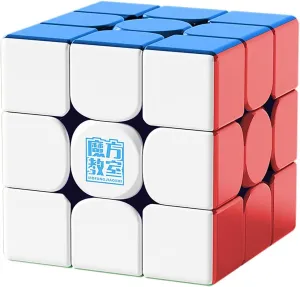 Willking Moyu Super RS3M V2 2023 UV Coated 3x3 Magnetic Speed Cube (Magic Clothes) moyu Super RS3 M V2 Professional 3x3 Stickerless Magnetic Upgraded of Moyu RS3M 2022 (MagLev Version)